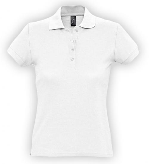 Рубашка поло женская Passion 170 белая, размер XL