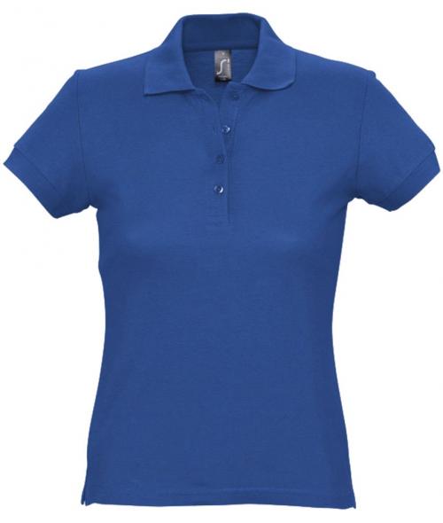Рубашка поло женская Passion 170 ярко-синяя (royal), размер S