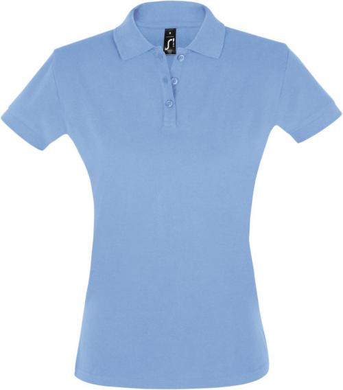Рубашка поло женская Perfect Women 180 голубая, размер XL