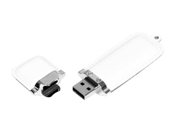 USB 2.0- флешка на 16 Гб классической прямоугольной формы