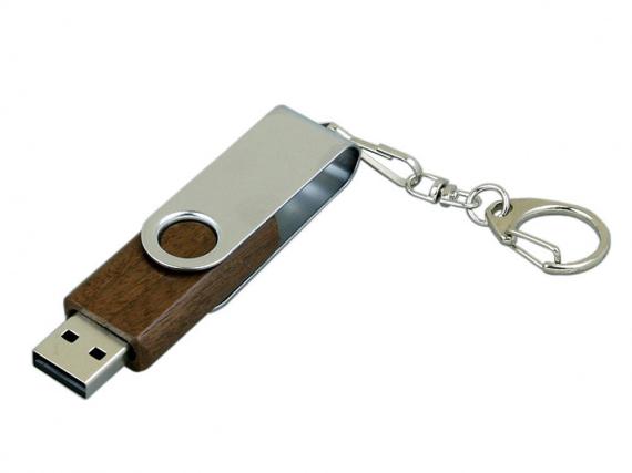 USB 3.0- флешка промо на 64 Гб с поворотным механизмом