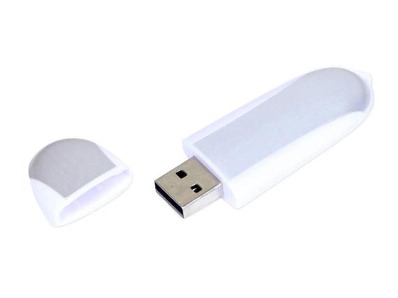 USB 3.0- флешка промо на 32 Гб овальной формы