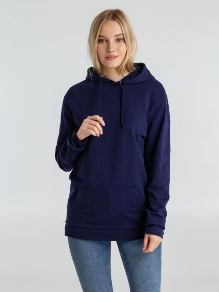 Толстовка с капюшоном унисекс Hoodie, темно-синяя, размер 5XL