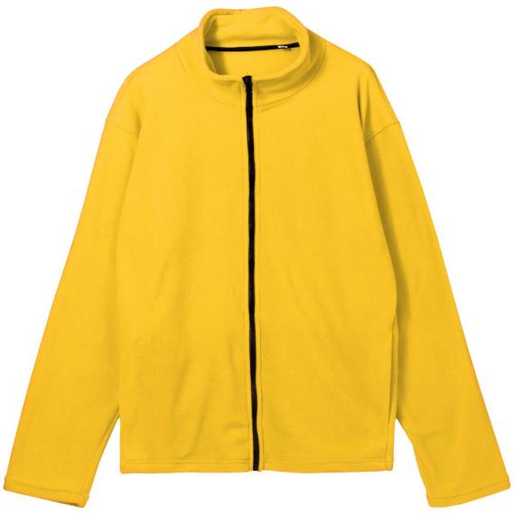 Куртка флисовая унисекс Manakin, желтая, размер XL/XXL