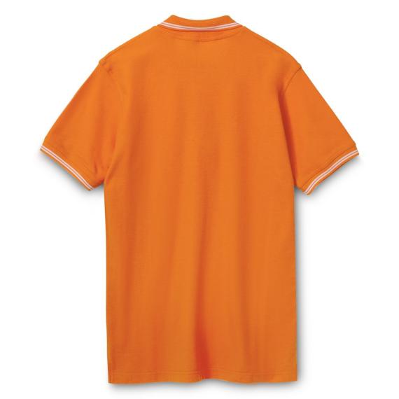 Рубашка поло Virma Stripes, оранжевая, размер S