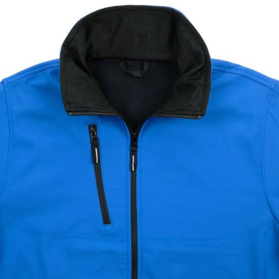 Куртка софтшелл мужская Zagreb, ярко-синяя, размер S