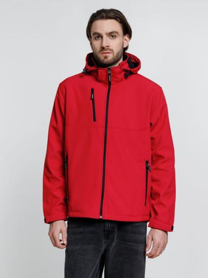 Куртка софтшелл мужская Zagreb, красная, размер S