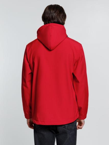 Куртка софтшелл мужская Zagreb, красная, размер L