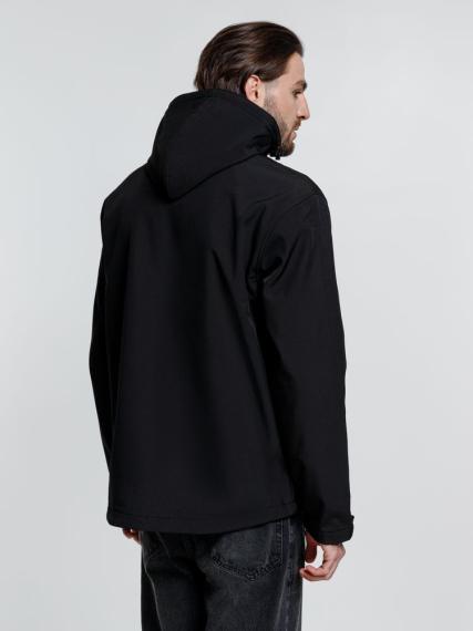 Куртка софтшелл мужская Zagreb, черная, размер L