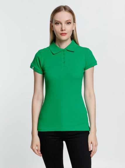 Рубашка поло женская Virma Premium Lady, зеленая, размер S