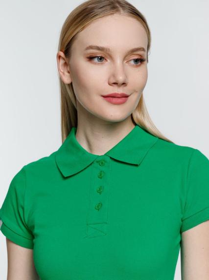 Рубашка поло женская Virma Premium Lady, зеленая, размер L