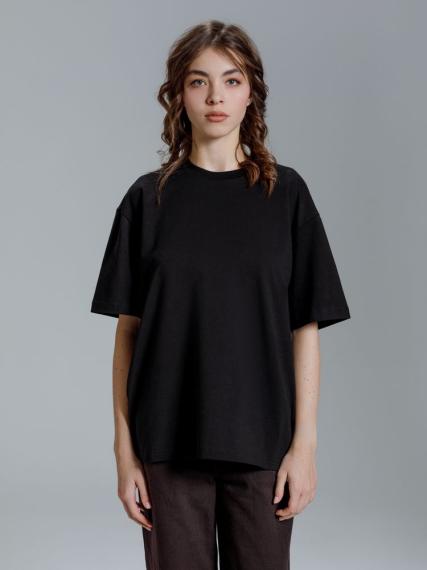 Футболка оверсайз Kangas, черная, XL/XXL