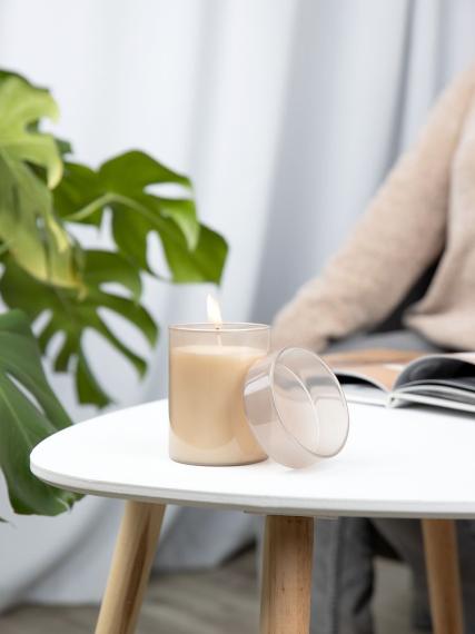 Ароматическая свеча Flikka, сосна и кипарис, бежевая