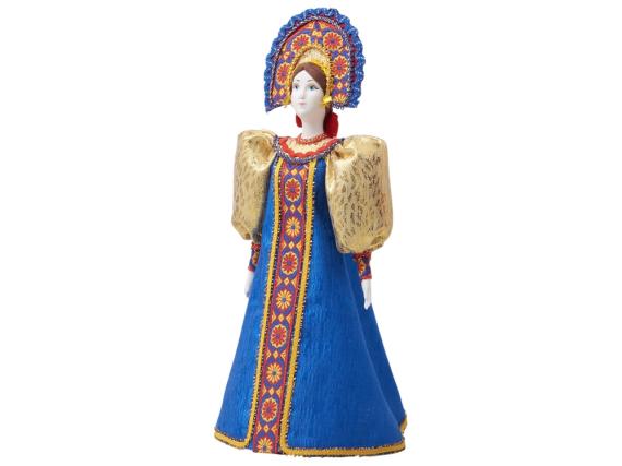 Подарочный набор: кукла фарфоровая, чай "Малина с мятой"