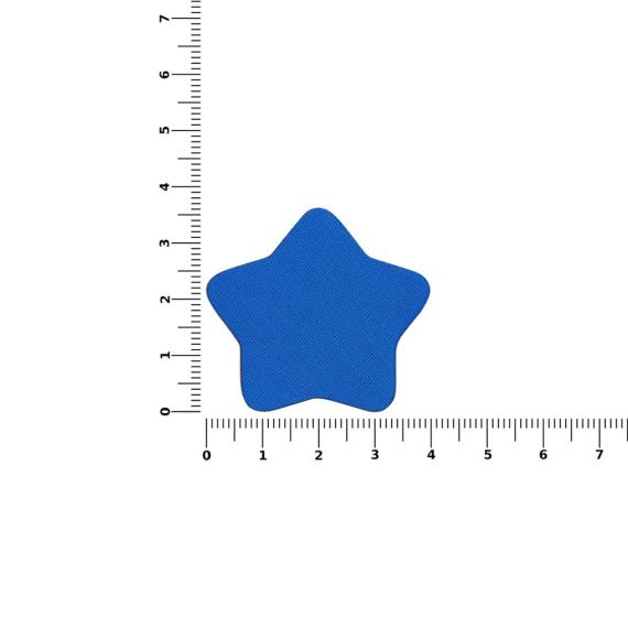 Наклейка тканевая Lunga Bial, M, синяя