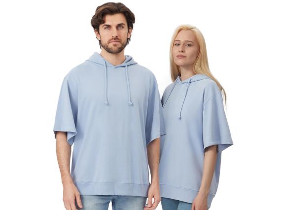 Худи с коротким рукавом «Warsaw» унисекс