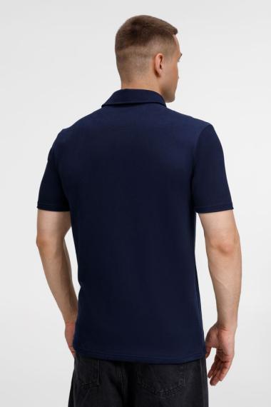 Рубашка поло унисекс Senti, темно-синяя, размер S