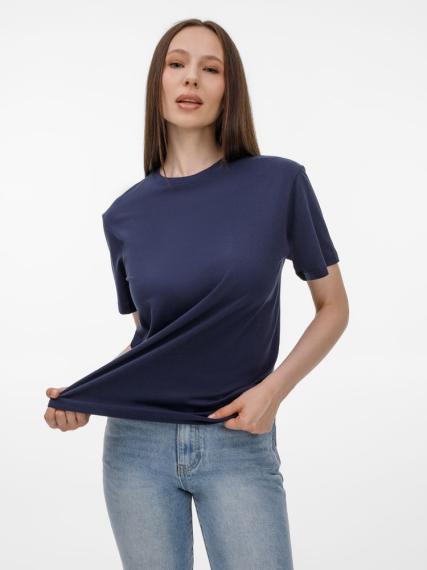 Футболка T-Bolka 180 темно-синяя, размер L