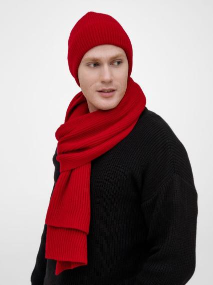 Шарф Nobilis Mono, красный