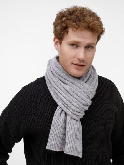 Шарф Bellish, светло-серый меланж