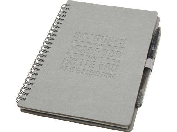 Блокнот А5 «Slate» с шариковой ручкой