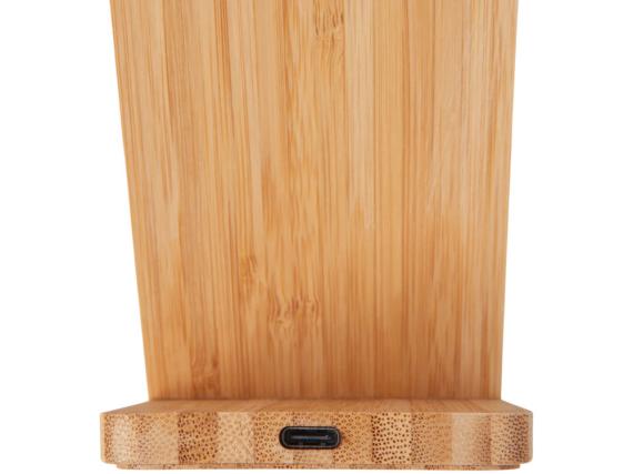 Беспроводное зарядное устройство 2-в-1 с подсветкой лого «Reedia S4», 15 Вт