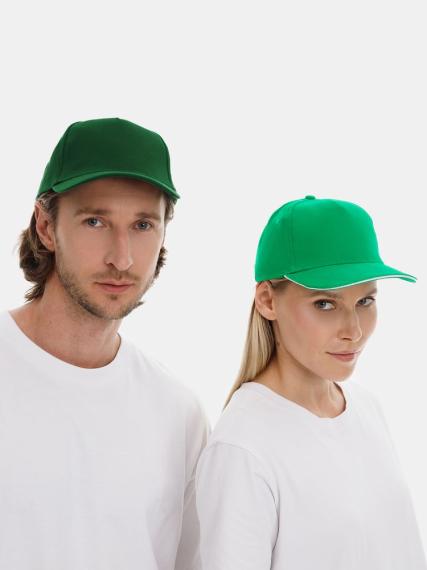 Бейсболка Long Beach, темно-зеленая