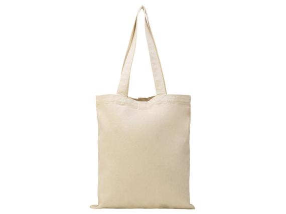 Cумка «Clip» из хлопка 340 г/м2 с застежкой из экокожи