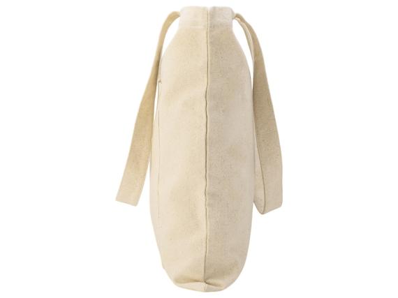 Cумка «Clip» из хлопка 340 г/м2 с застежкой из экокожи