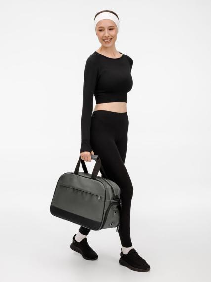 Спортивная сумка Atlantes, серая с черным