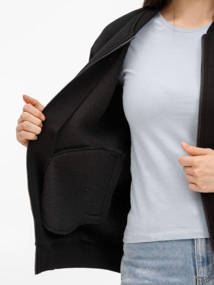 Бомбер унисекс Estado, черный, размер M