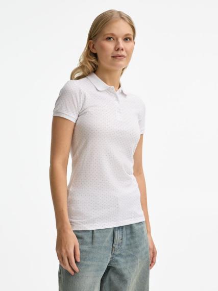 Рубашка поло женская Brandy Women белый/темно-синий, размер XS