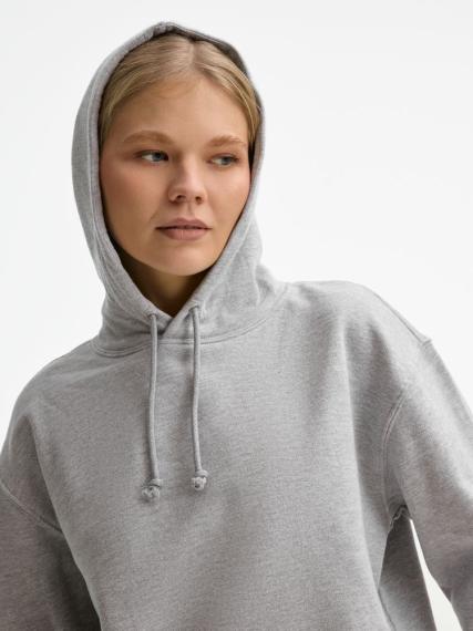 Худи унисекс Condor, серый меланж, размер 5XL