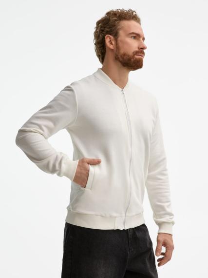 Бомбер унисекс Townie, молочно-белый, размер S