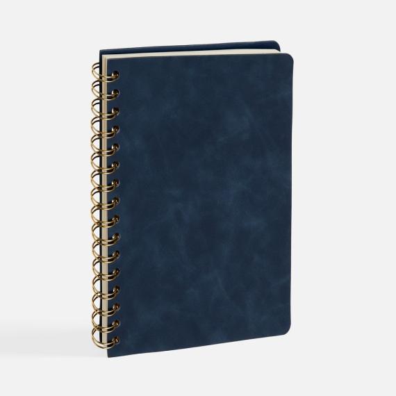 Ежедневник Spiral, недатированный, синий