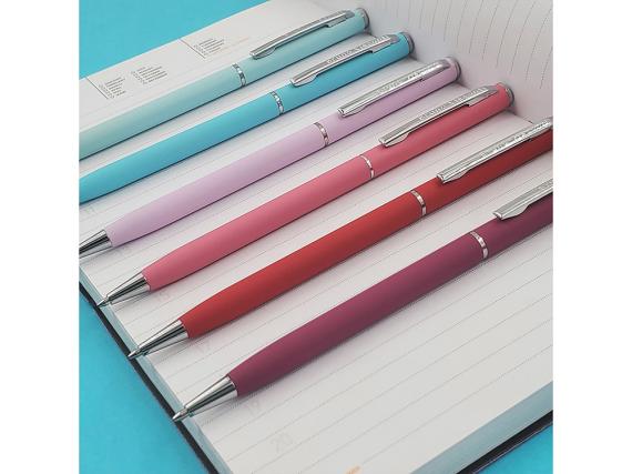 Ручка металлическая шариковая «Palermo», софт-тач