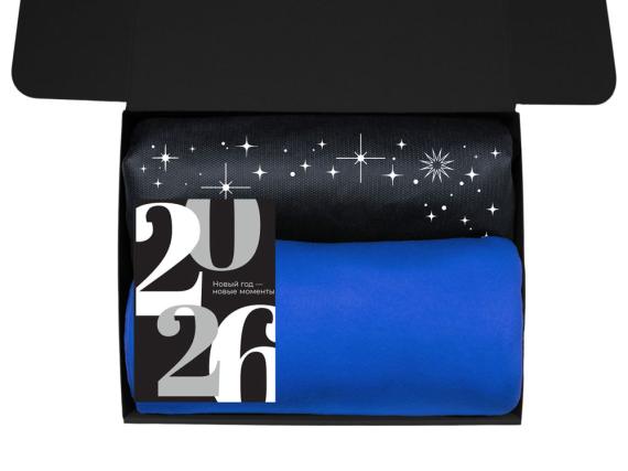 Подарочный набор «Re:Moments» с пледом, френчпрессом и медом