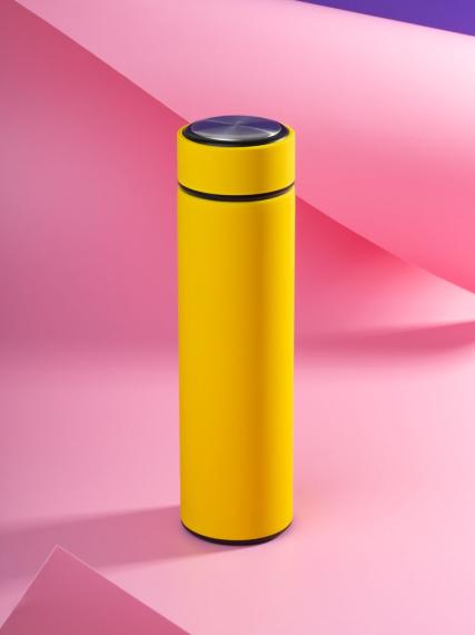 Термос с ситечком Percola, желтый