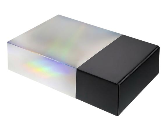 Подарочная коробка с голографическим шубером «Aurora», L