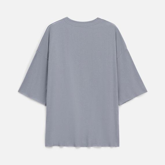 Футболка унисекс T1, серая, размер XL/XXL