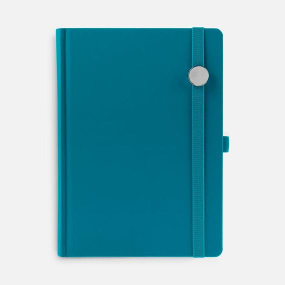 Ежедневник Favor Metal, недатированный, бирюзовый