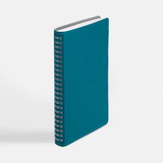 Ежедневник Spring Shall, недатированный, бирюзовый