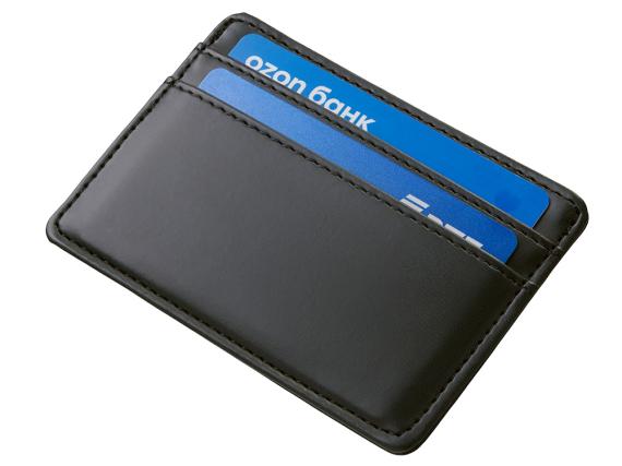 Картхолдер для двух карт и наличных денег с зажимом «Crave»