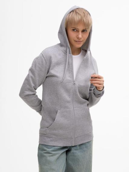 Толстовка унисекс Stone серый меланж, размер XS