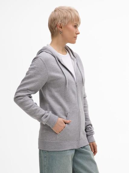 Толстовка унисекс Stone серый меланж, размер XS