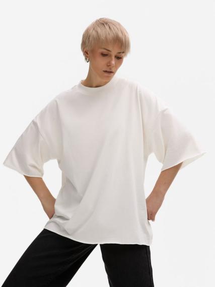 Футболка унисекс T1, молочно-белая, размер XS/S