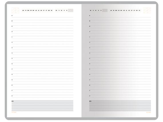 Ежедневник недатированный А5 «Mercury»