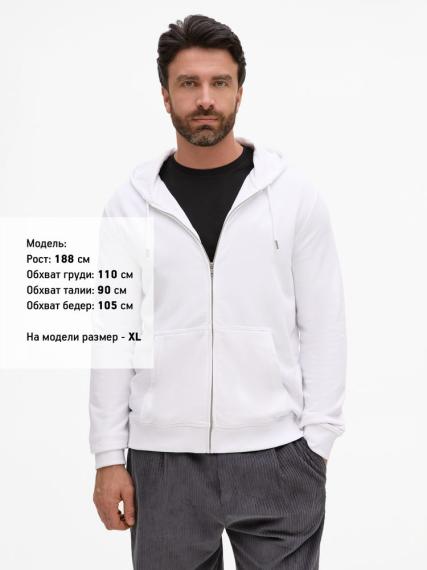 Толстовка унисекс Calipso, белая, размер M