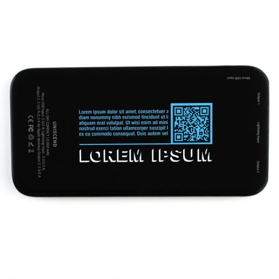 Aккумулятор Uniscend All Day Type-C 10000 мAч, черный