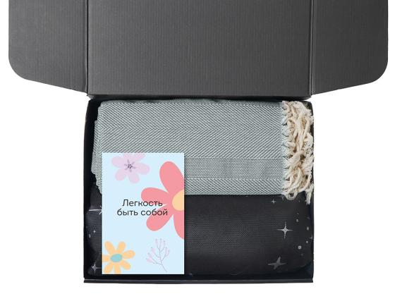 Подарочный набор «Re:f. Shelter»  с пледом, зеркалом, свечой и диффузором